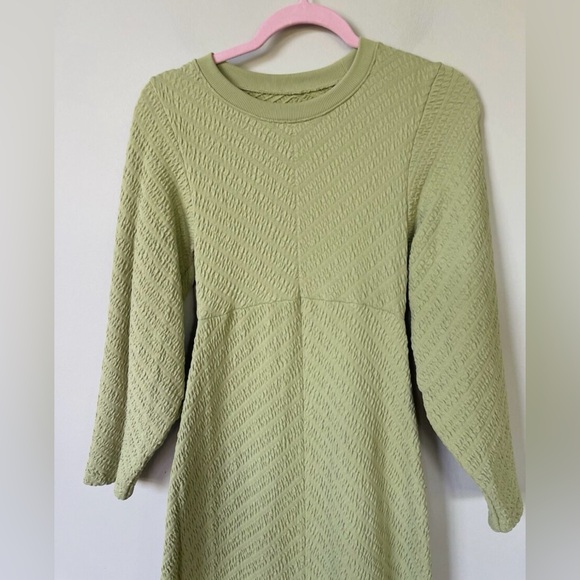 NWOT Free People MIDI Green Sweater Dress - Picture 8 of 11